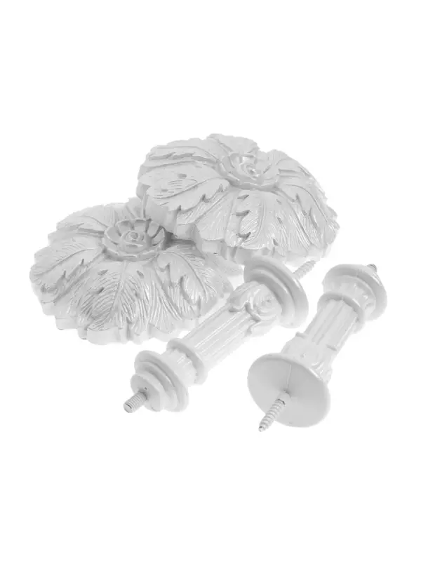 Держатель для штор CAPPIO KS035, d=9.8 мм, цвет кремовый, 2 шт.