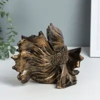 Фигура полистоун &laquo;Рыбка золотая&raquo;, 20.5&times;16&times;14 см