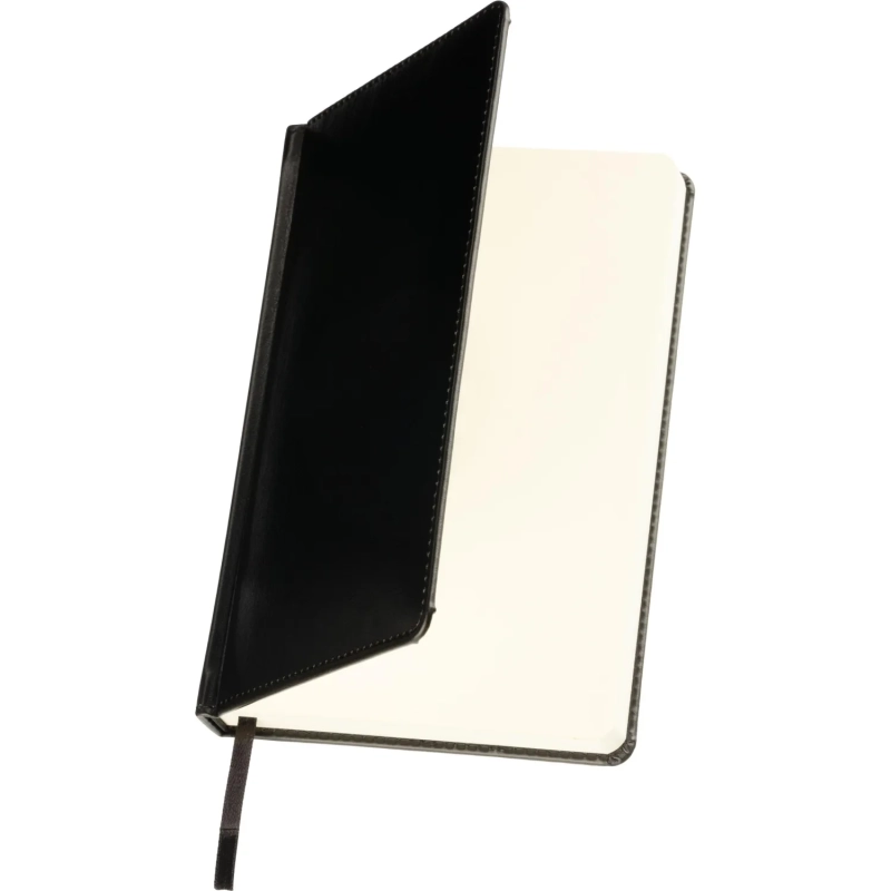 Ежедневник недатированный Attache А5, 160л, 138x213мм под кожу, черный