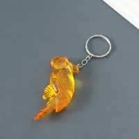 Брелок пластик "Попугай Ара" МИКС 6,8х2,5х1,5 см