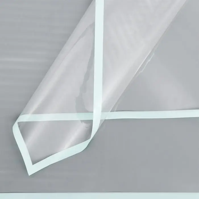 Пленка глянцевая для декора и флористики «Полоса», зелёная, 58×58 см