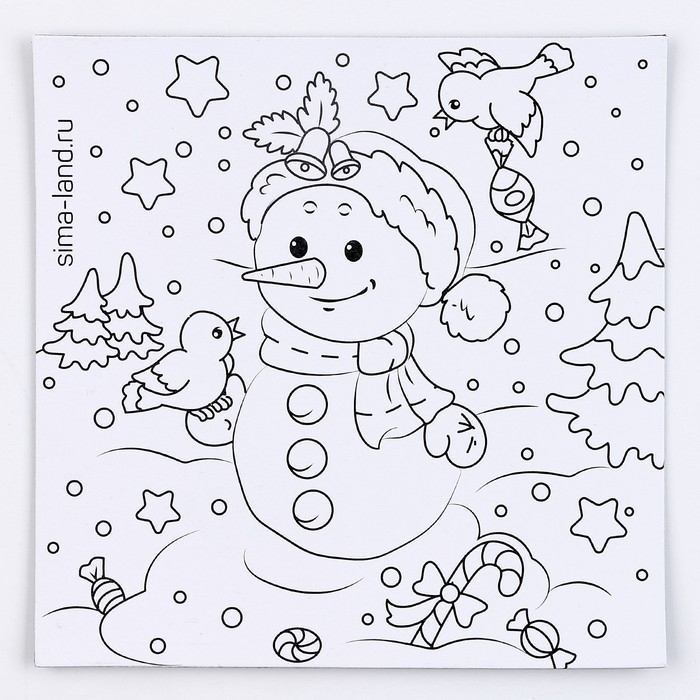 Ёлочные шары под раскраску на новый год «Волшебный подарок», d = 7 см, 6 шт, новогодний набор для творчества Ёлочные шары под раскраску на новый год «Волшебный подарок», d = 7 см, 6 шт, новогодний набор для творчества