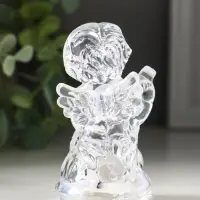 Фигура светодиодная &laquo;Ангел с арфой&raquo;, 9&times;4.5 см, от батареек 3хAG10, RGB