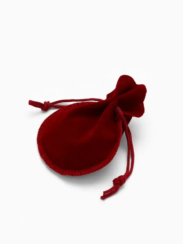 Набор мешочков бархатных набор 100шт., 7&times;9, цвет бордовый (1249689)