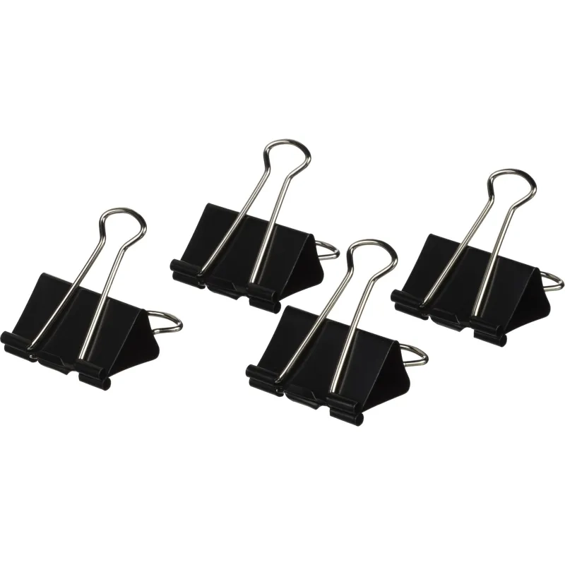 Зажимы для бумаг 51мм 12шт./уп. Комус, в картонной коробке