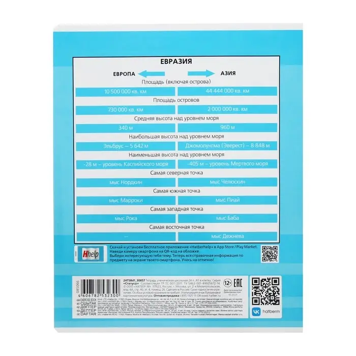 Комплект предметных тетрадей 24 листа &laquo;Статусы&raquo;, 10 предметов, обложка мелованный картон, со справочным материалом