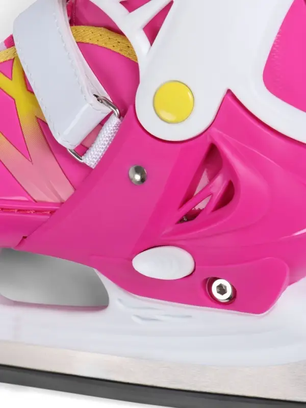 Коньки раздвижные BlackAqua, р. 39-42, для фитнеса, с роликовой платформой, цвет фуксия Коньки раздвижные BlackAqua, р. 39-42, для фитнеса, с роликовой платформой, цвет фуксия