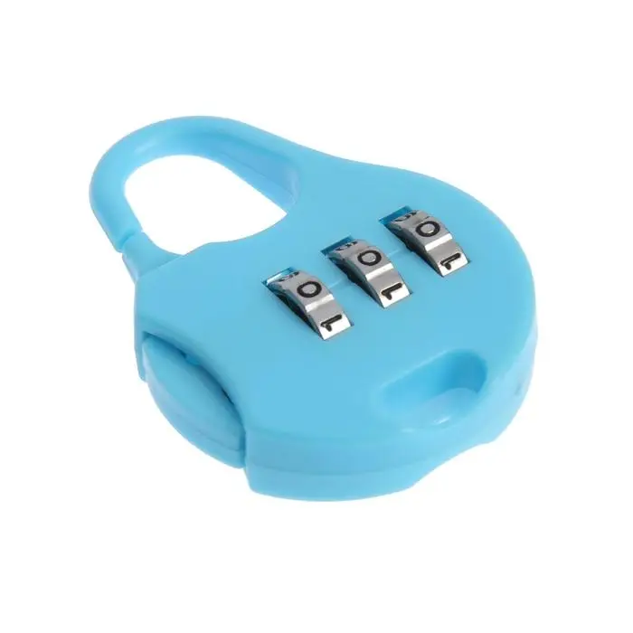 Замок навесной кодовый ТУНДРА ZK021, голубой Замок навесной кодовый ТУНДРА ZK021, голубой