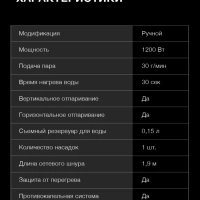 Отпариватель H-HS02456 синий