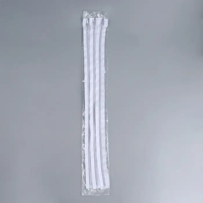 Молния «Спираль», №5, разъёмная, замок автомат, 60 см, белая, сиреневая Молния «Спираль», №5, разъёмная, замок автомат, 60 см, белая, сиреневая