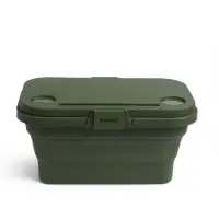 Корзина - столик maclay 2 в 1, складная, 47&times;28.5&times;23.5 см, зелёная