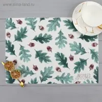 Новогодняя салфетка на стол Inspired, ПВХ, 40×29 см Новогодняя салфетка на стол Inspired, ПВХ, 40×29 см