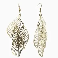 Серьги висячие &laquo;Шелест&raquo;, листопад, цвет МИКС, 9.8 см