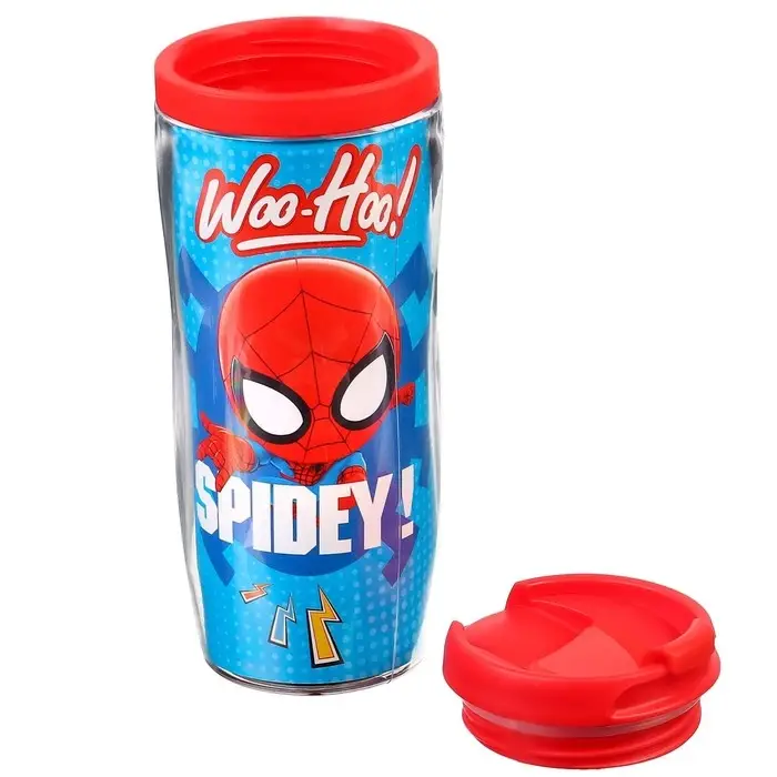 Термостакан, 350 мл  Термостакан, 350 мл "Супер-мен", Человек-паук