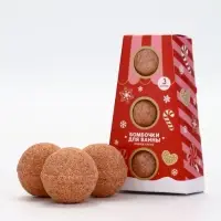 Бомбочки для ванны, аромат пряное какао, набор 3 шт х 40 г, URAL LAB Бомбочки для ванны, аромат пряное какао, набор 3 шт х 40 г, URAL LAB