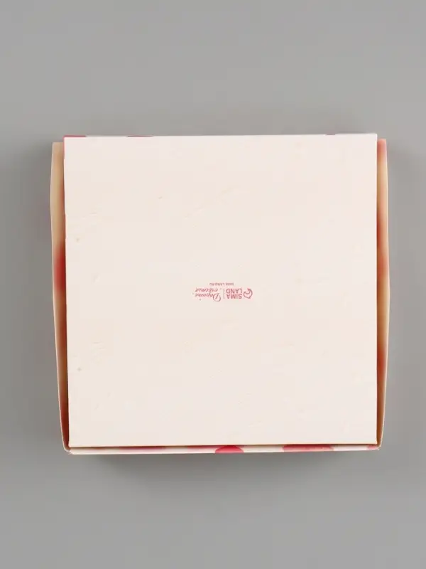 Коробка подарочная с окном &laquo;Воздушные сердца&raquo;, 20&times;20&times;4 см, самосборная