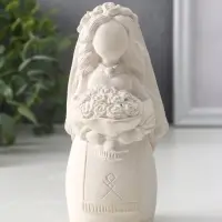 Фигура «Берегиня невеста», 14×6.5×7 см, натуральный