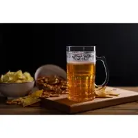 Пивная кружка, 450 мл, охлаждающая, пластик, прозрачная