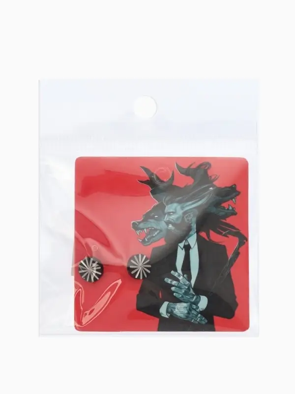 Серьги металл &laquo;Пусеты&raquo; стальные, грани, цвет чёрный