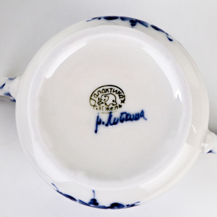 Сахарница «Елена», 13×10×16 см, гжель Сахарница «Елена», 13×10×16 см, гжель