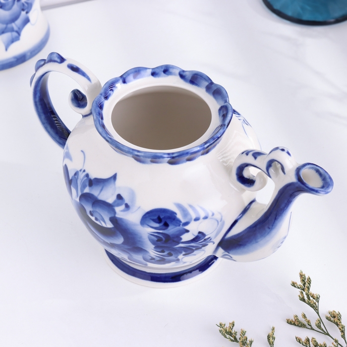 Чайник Чайник "Весна", 14 х 20 см, гжель