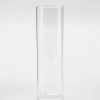 Ваза стеклянная для цветов " Цветы ", 6 х 20 см (530 мл)