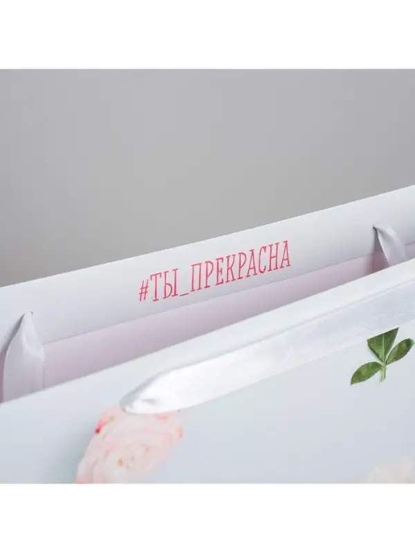 Пакет подарочный ламинированный, упаковка, &laquo;Ты прекрасна&raquo;, ML 23 х 27 х 11.5 см