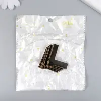 Уголок (накладка) для шкатулок металл набор 10 шт 3х3х3 см Уголок (накладка) для шкатулок металл набор 10 шт 3х3х3 см