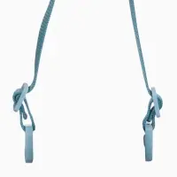 Поильник - непроливайка детский с силиконовой трубочкой и грузиком, от 9 мес., 350 мл., на ленте, цвет голубой, Крошка Я