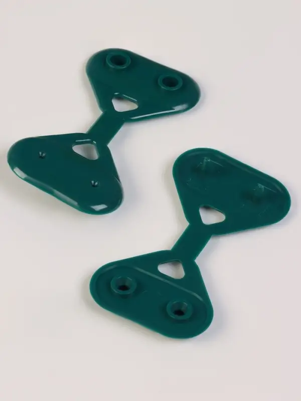 Клипса садовая &laquo;Трио&raquo;, для крепления затеняющей сетки, пластиковая, в наборе 20 шт., зелёная, Greengo