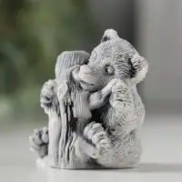 Фигурка &laquo;Медвежата&raquo;, мраморная крошка, 5 см, МИКС