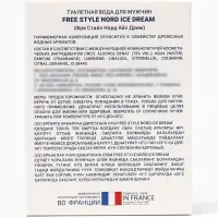 Туалетная вода мужская Free Style Nord Ice Dream, 100 мл