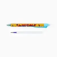 Ручка пластик пиши-стирай автоматическая Boom!, синяя паста 0.7 мм