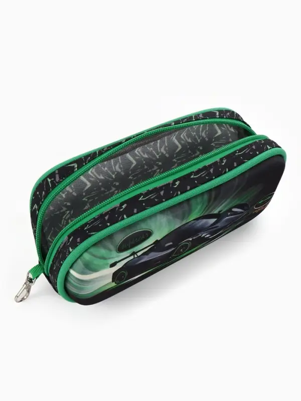 Рюкзак школьный для мальчика, эргономичная спинка, с пеналом, 30&times;12&times;36 см, чёрный