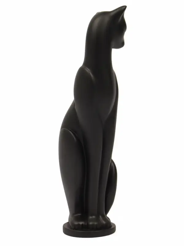 Фигурка гипс &laquo;Кошка Грация&raquo;, чёрная, 6&times;7&times;23 см