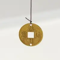 Музыка ветра &laquo;Слон на монетках&raquo;, 5 колокольчиков, 41&times;6 см