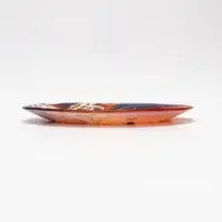 Тарелка в форме ёлочного шара &laquo;Синяя&raquo;, 18,6x22,2 см