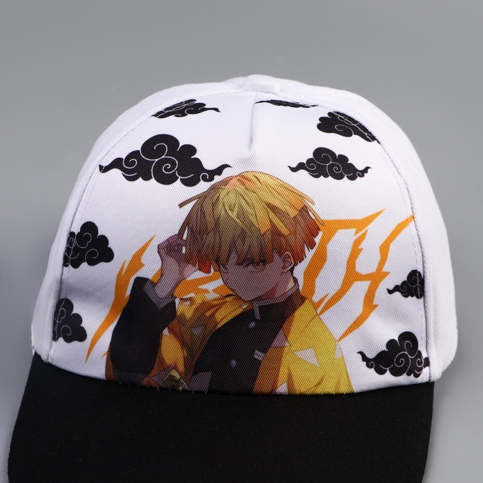 Кепка детская для мальчика «Аниме», цвет белый, р-р 52-54 5-7 лет