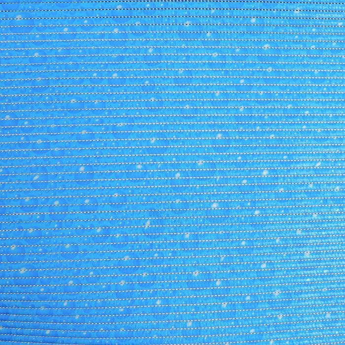 Коврик для ванной комнаты «Пузырьки», ширина 80 см, рулон 15 м, цвет голубой