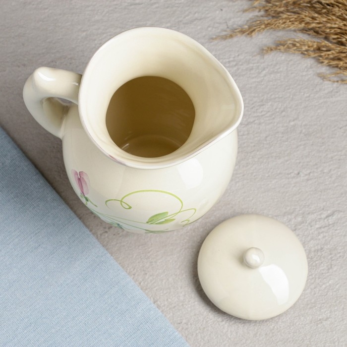 Кувшин Кувшин "Дачный" 1,4л / 22,5х13,5см, горошек