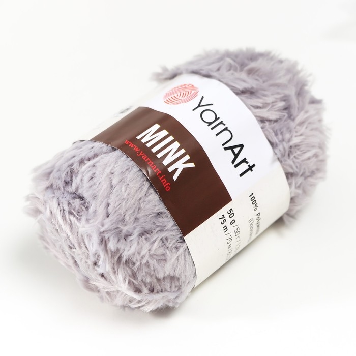 Пряжа Пряжа "Mink" 100% полиамид 75м/50гр (334 кристалл)