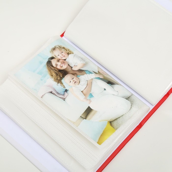 Фотоальбом на 96 фото 10х15 см Фотоальбом на 96 фото 10х15 см "Сердца, любовь" МИКС 16,5х12,5х5 см