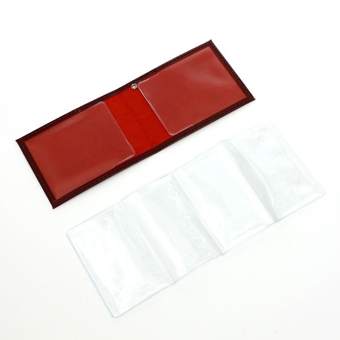 Обложка для удостоверения  Обложка для удостоверения "Участник боевых действий", цвет бордовый