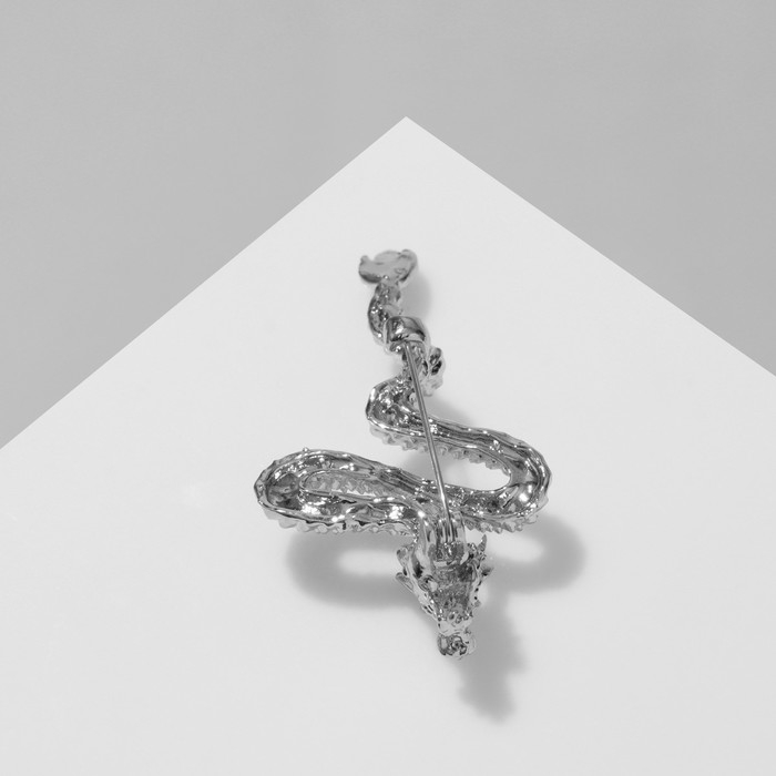 Брошь «Дракон», цвет серебро Брошь «Дракон», цвет серебро