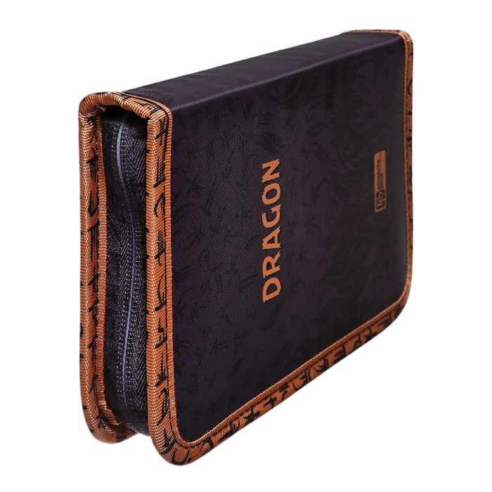 Пенал 1 секция, 133 х 200 х 35 мм, текстильный, Феникс Пенал 1 секция, 133 х 200 х 35 мм, текстильный, Феникс "Огненный дракон"