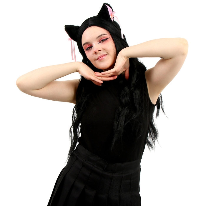 Карнавальный набор «Неко тян», р. 46-48, цвет чёрный Карнавальный набор «Неко тян», р. 46-48, цвет чёрный