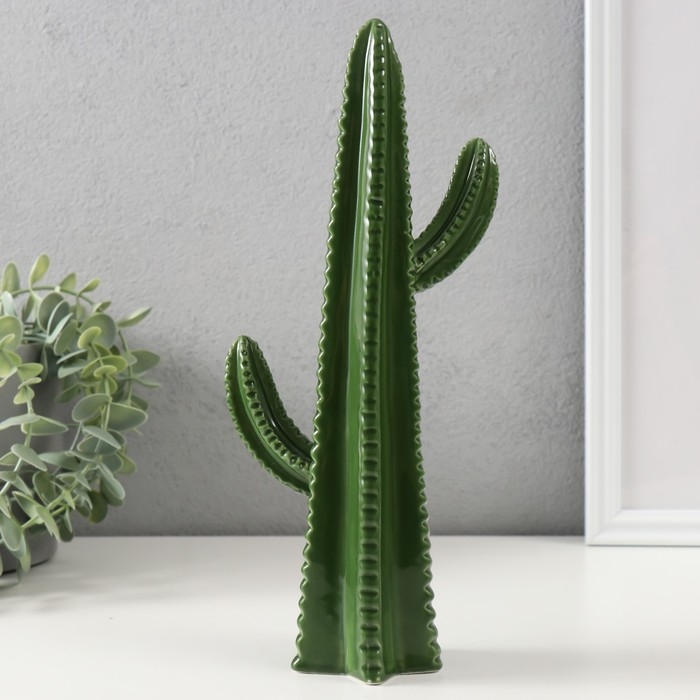 Сувенир керамика  Сувенир керамика "Кактус Цереус" МИКС 6,3х12,5х27 см