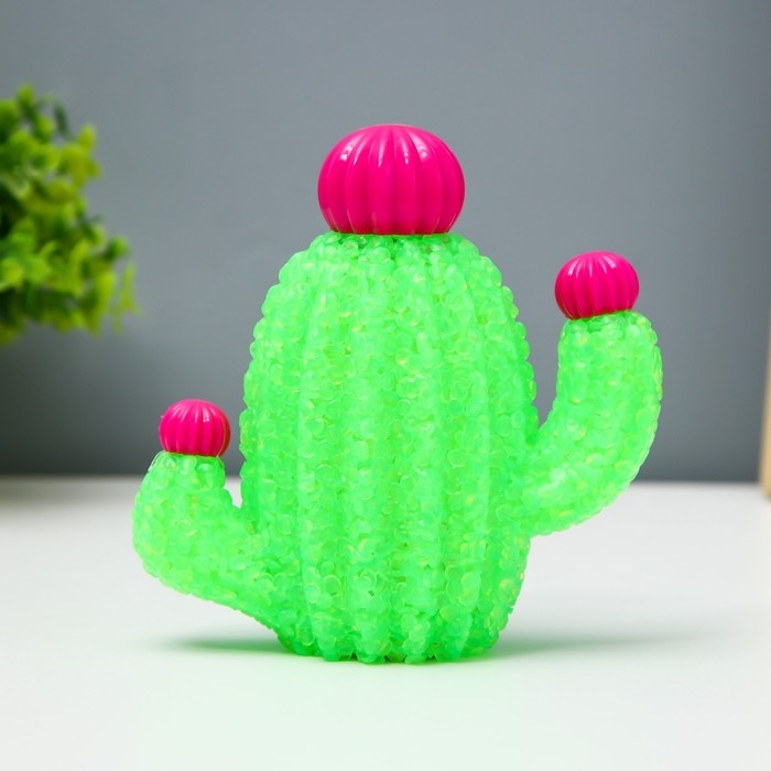 Ночник Ночник "Кактус" LED 1Вт от батареек LR44 МИКС 13х5х13см RISALUX