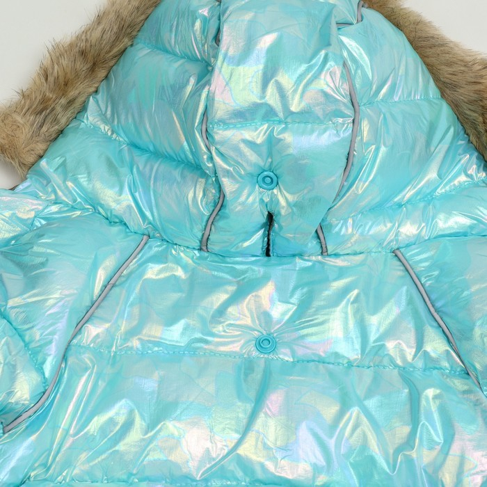 Комбинезон Комбинезон "Глянец", размер 8 (ДС 23, ОГ 30, ОГ 22), голубой