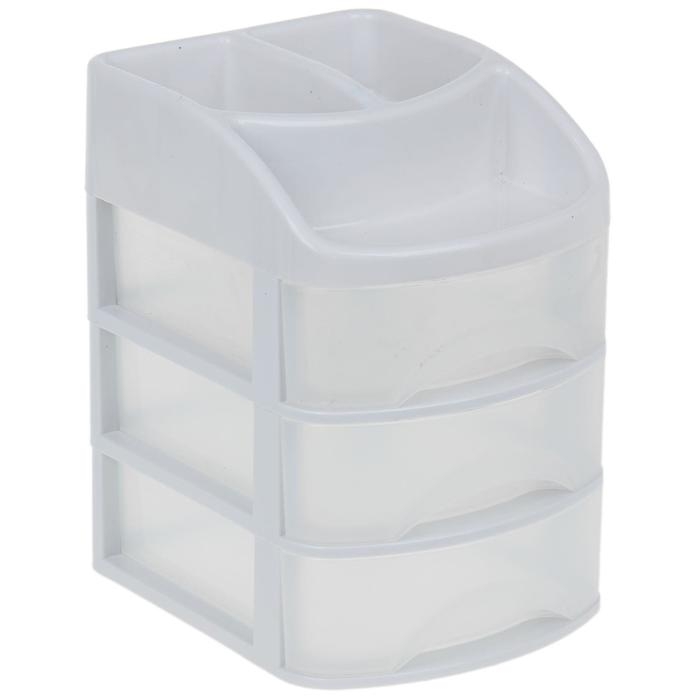 Мини-комод 3-х секционный с дополнительными отделениями «Минибокс-3», цвет МИКС Мини-комод 3-х секционный с дополнительными отделениями «Минибокс-3», цвет МИКС